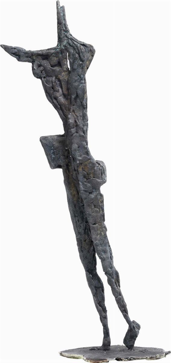 Raffaello Arcangelo Salimbeni - Uomo che Cammina (omaggio a Giacometti)