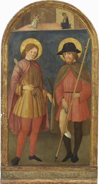 San Sebastiano, San Rocco e Annunciazione