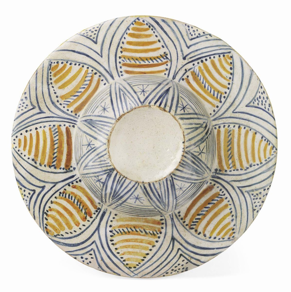 Piatto Fondo in Maiolica Policroma