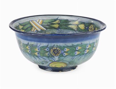 Coppa in Maiolica Policroma