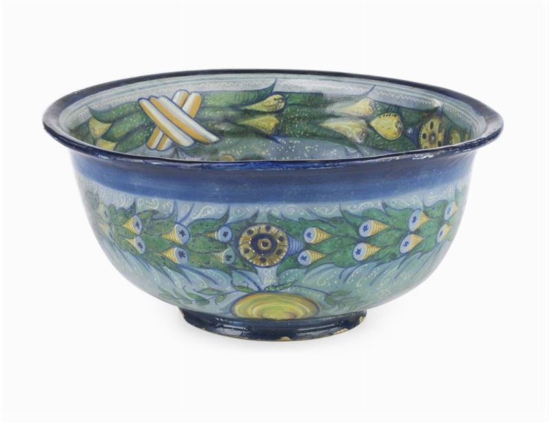 Coppa in Maiolica Policroma