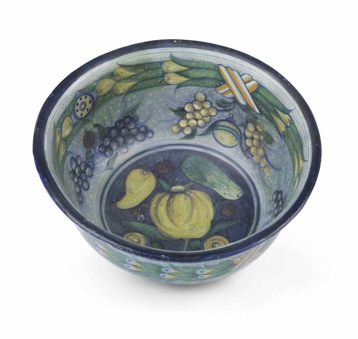 Coppa in Maiolica Policroma