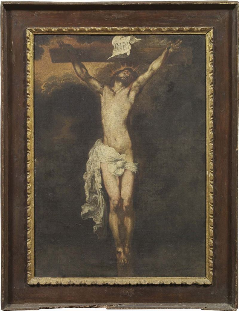 Scuola Genovese Fine XVII Secolo - Crocifisso