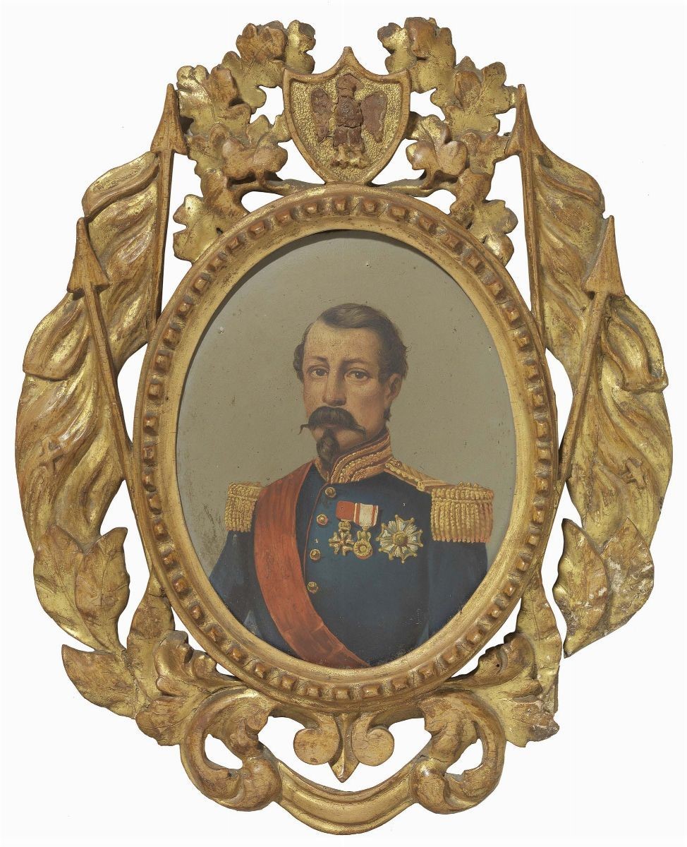 Ignoto del XIX Secolo - «vittorio Emanuele II» e «napoleone III»