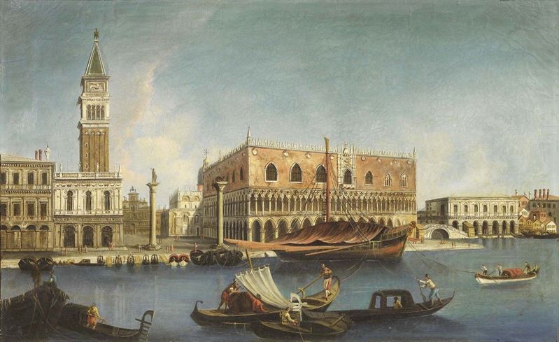 Scuola Veneta del XIX Secolo - Venezia, Palazzo Ducale