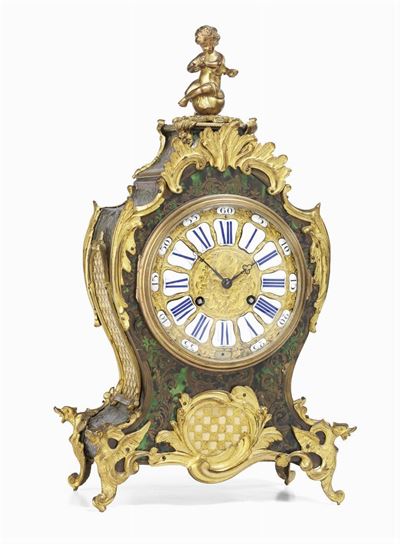 Orologio da Mensola in Stile Boulle