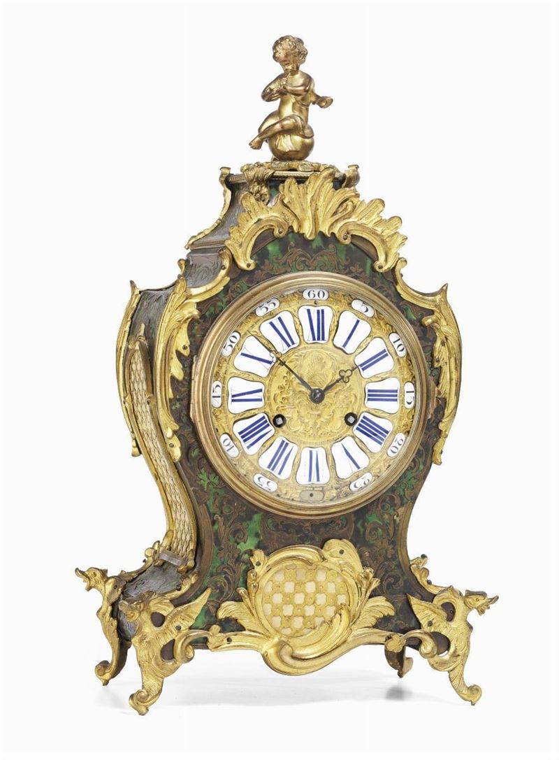 Orologio da Mensola in Stile Boulle