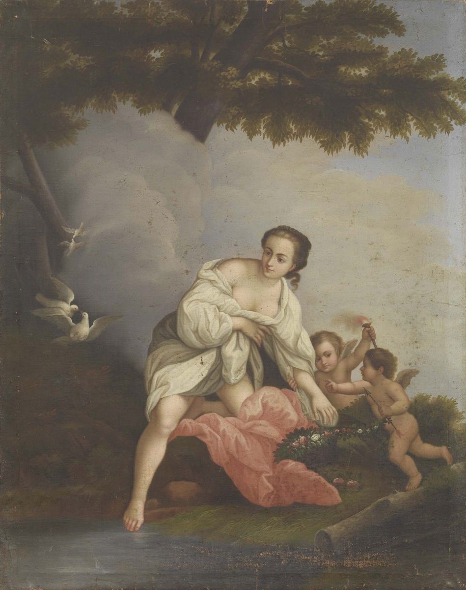 Scuola Francese del XIX Secolo - «omaggio a Venere» e «allegoria Dell'amore»