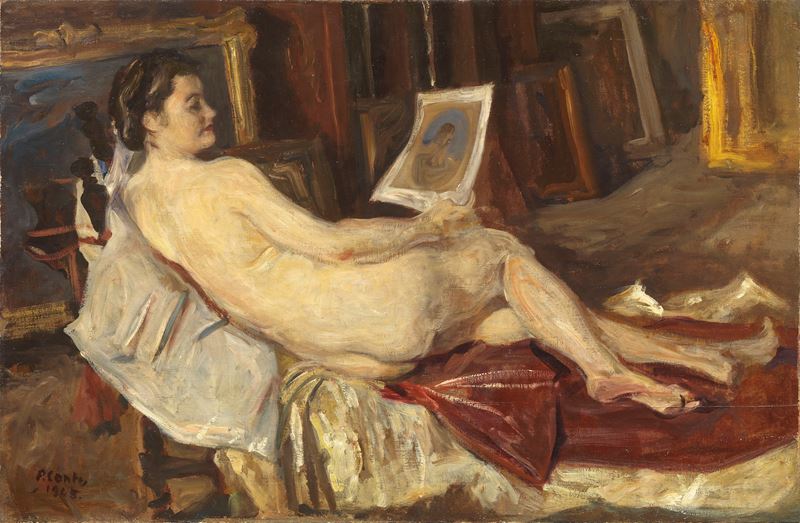 Primo Conti - Nudo in Ambiente