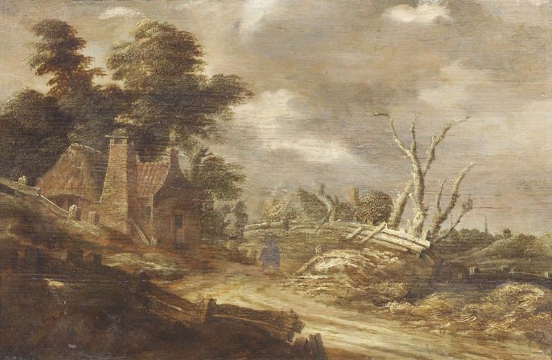 Jan Van De Cappelle (attr. A) - Paesaggio