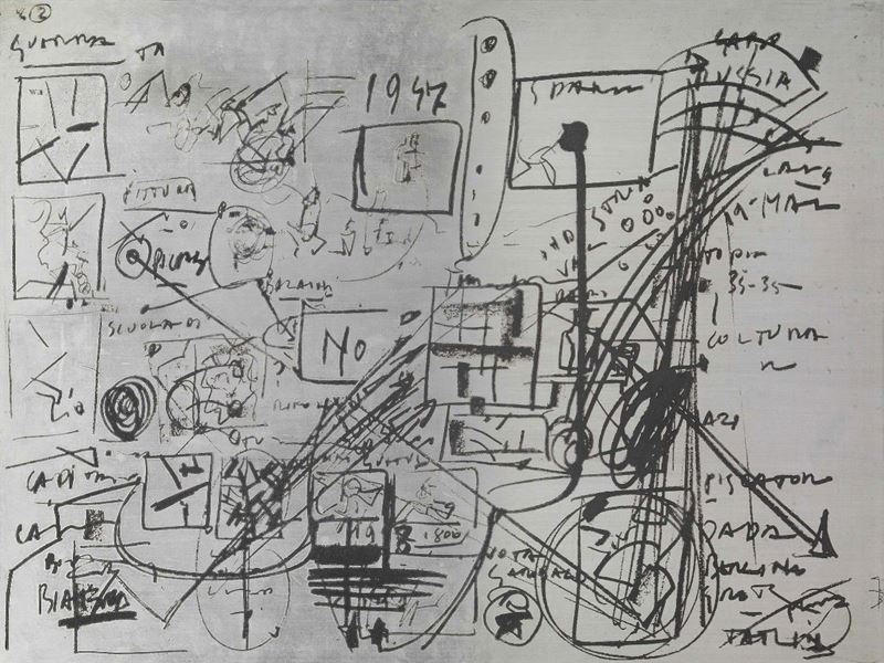 Emilio Vedova - Dal Ciclo «lavagne Salzburg - Dimostrazioni Didattiche»
