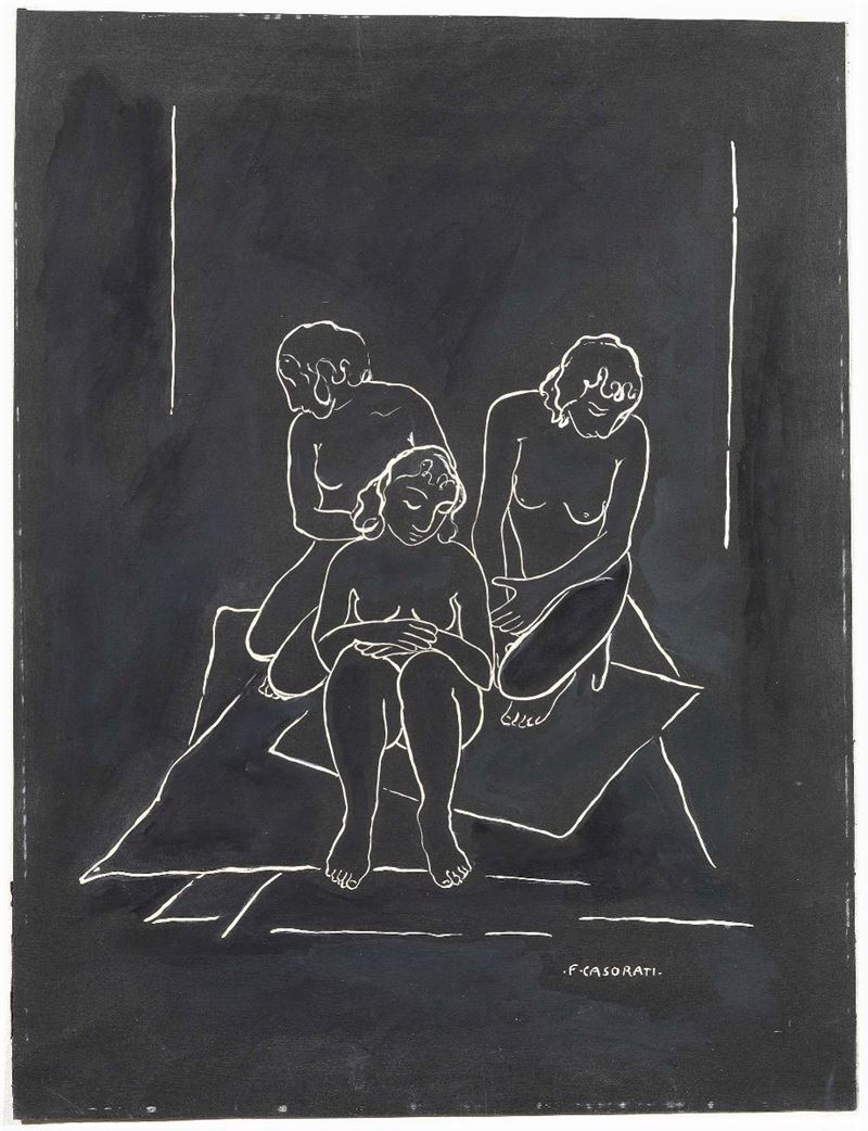 Felice Casorati - Tre Donne