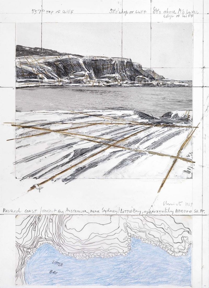 Christo Javacheff Christo - Packed Coast, Project For Australia, Little Bay
