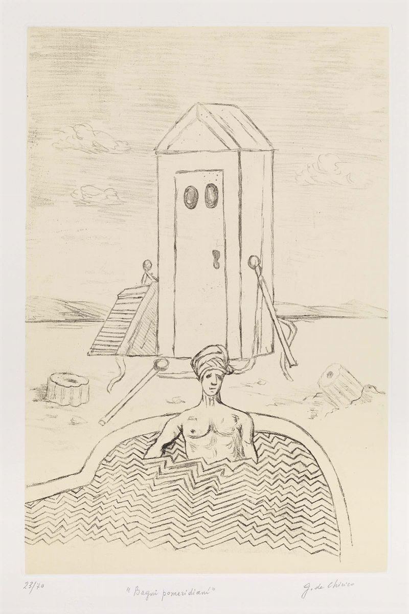 Giorgio De Chirico - Bagni Pomeridiani