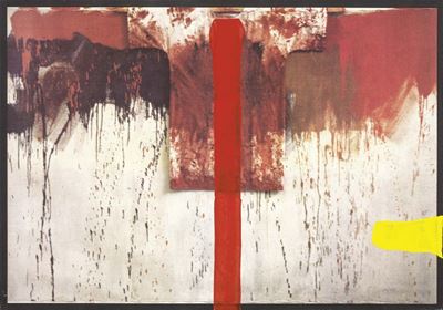 Übermalte Bild-lithographien