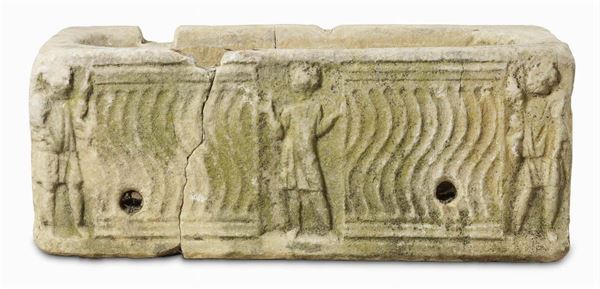 Sarcofago in marmo  (V secolo.)  - Auction ARTE MODERNA E CONTEMPORANEA - Casa d'aste Farsettiarte
