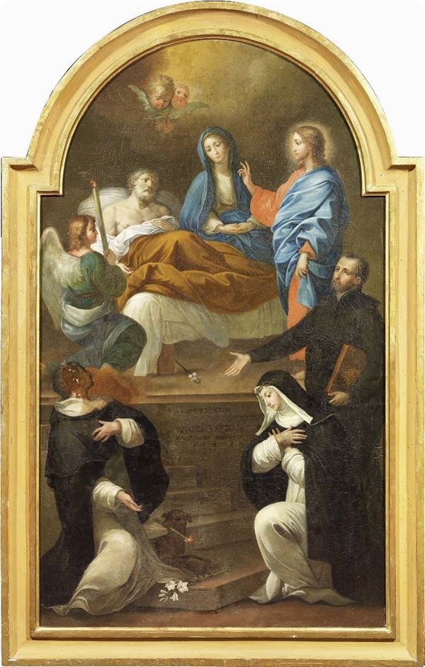 Scuola emiliana del XVIII secolo - Transito di San Giuseppe