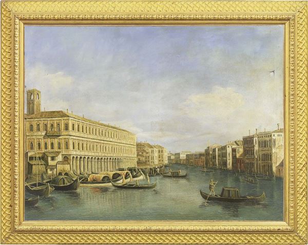 Giacomo Guardi (attr. a) - Venezia, Canal Grande