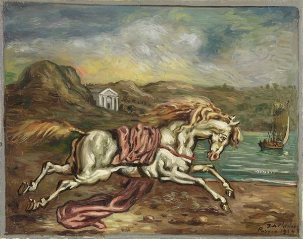 Giorgio de Chirico - Cavallo fuggente