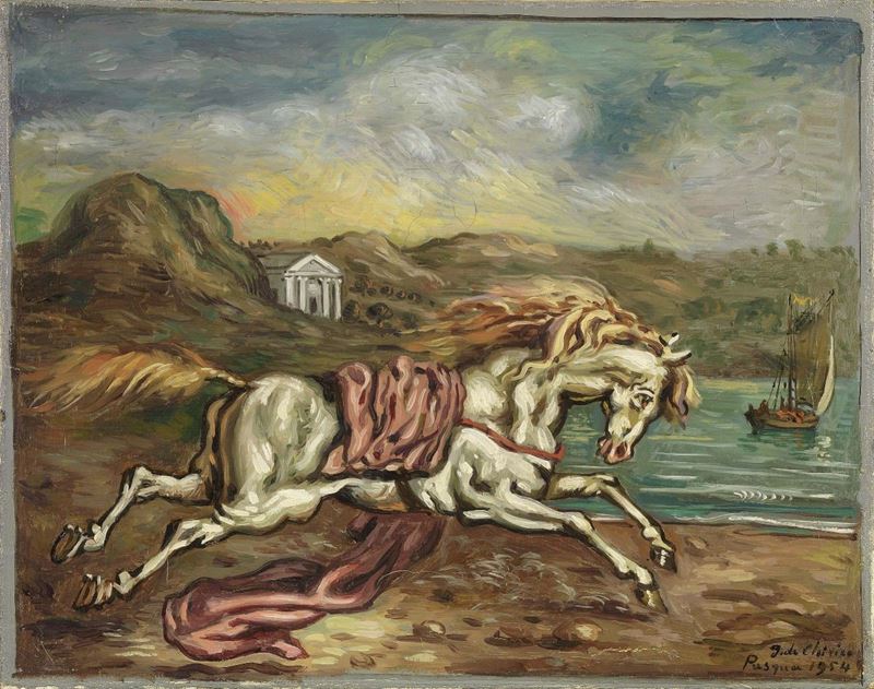 Giorgio De Chirico - Cavallo Fuggente