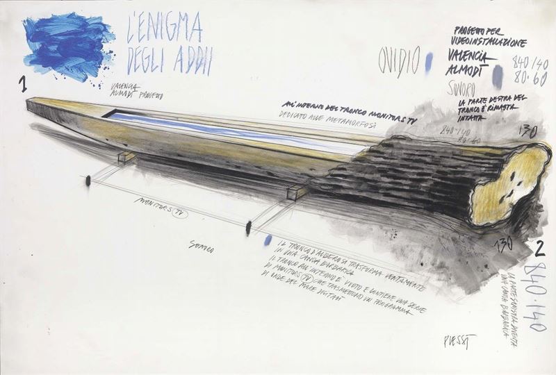Fabrizio Plessi - L'enigma degli Addii, Progetto per Video Installazione, Valencia Almodí