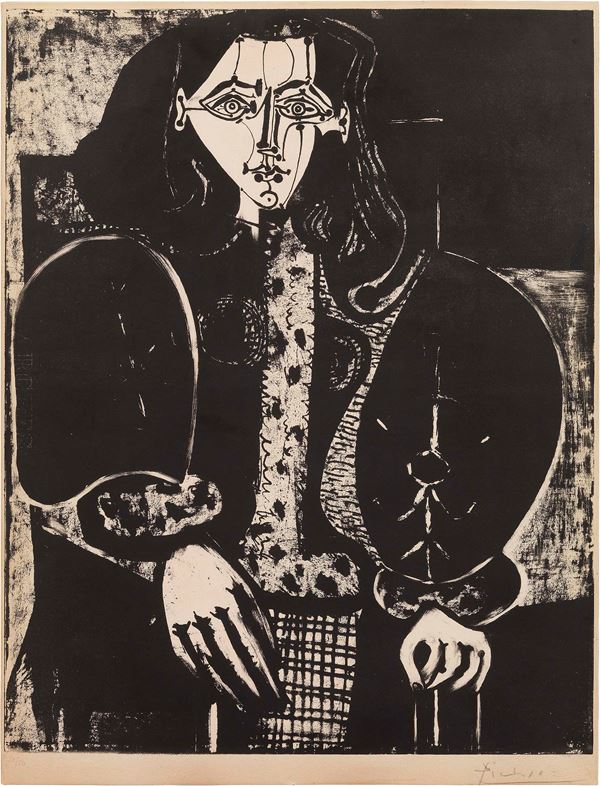 Pablo Picasso - Femme au Fauteuil n. 1 (Le Manteau polonais)