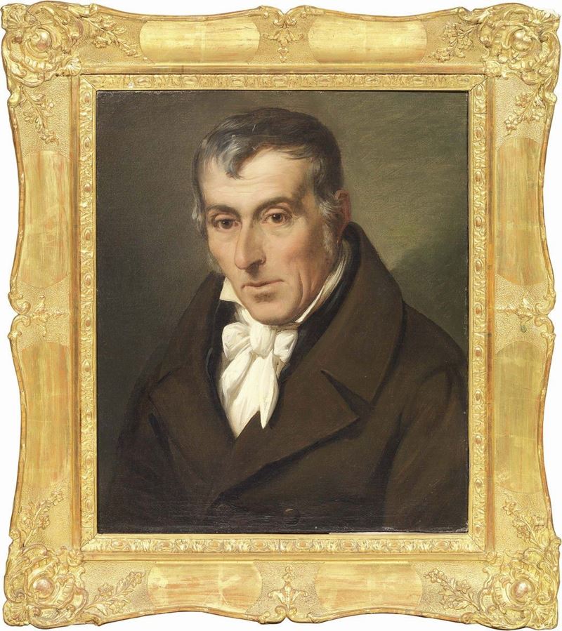 Ignoto del XIX Secolo - Ritratto di Gentiluomo