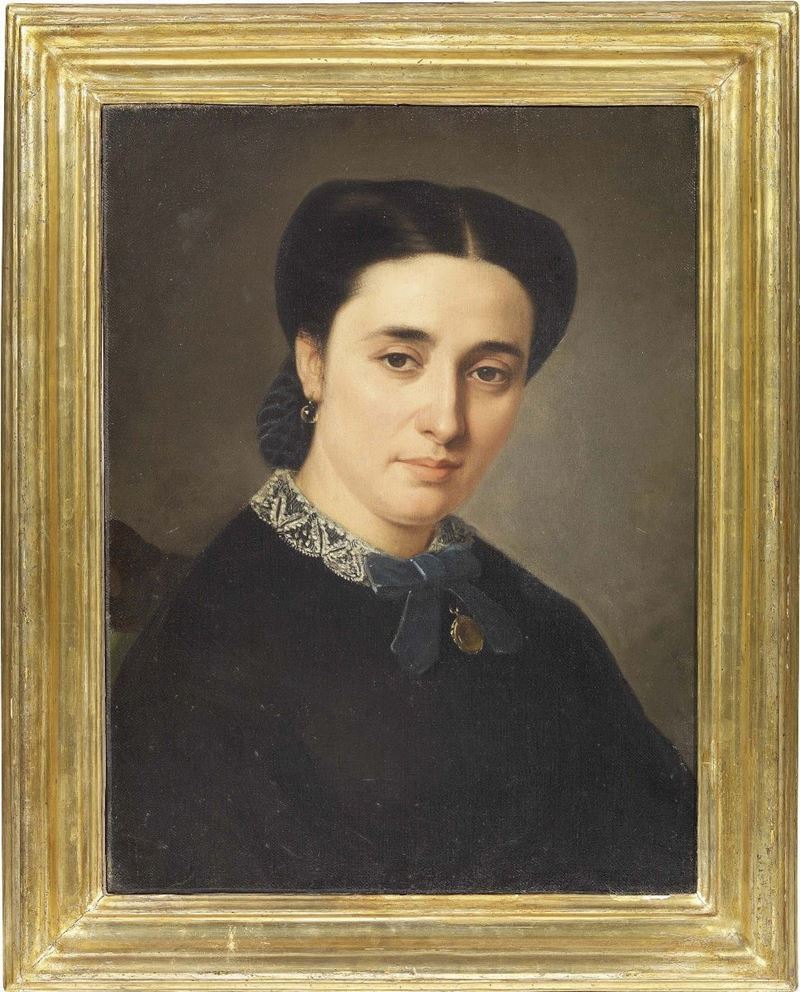 Ignoto del XIX Secolo - Ritratto di Gentildonna