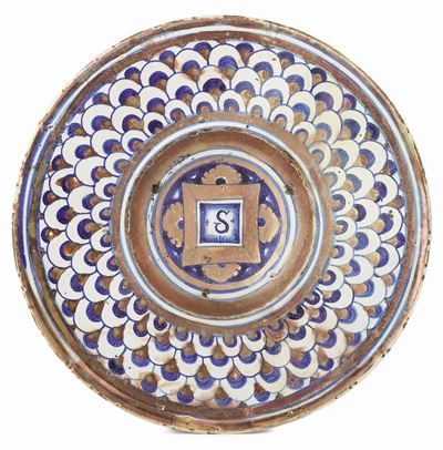 Piatto Fondo in Maiolica Policroma