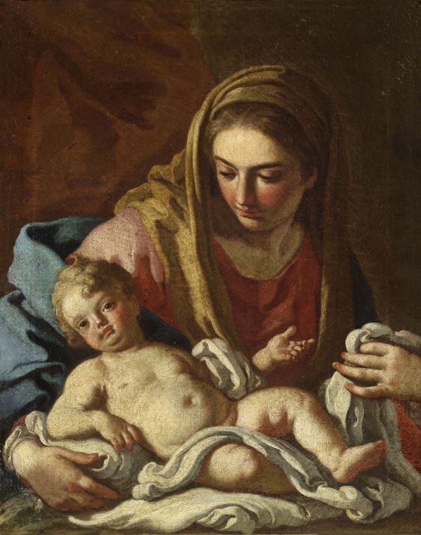Francesco de Mura (attr. a) - Madonna col Bambino