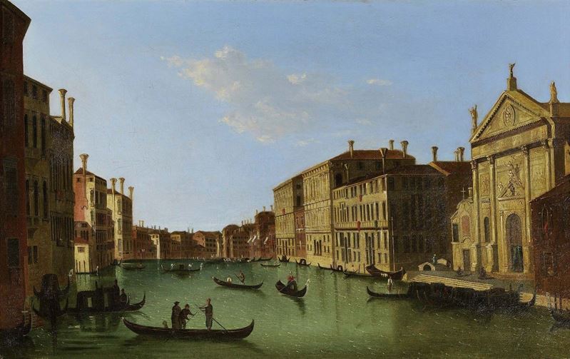Johan Richter (attr. A) - Veduta di Venezia