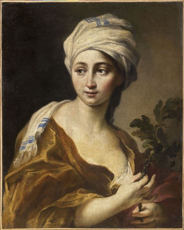Stefano Maria Legnani detto il Legnanino (attr. a) : Sibilla  - Olio su tela - Auction IMPORTANT OLD MASTERS PAINTINGS - I - Casa d'aste Farsettiarte