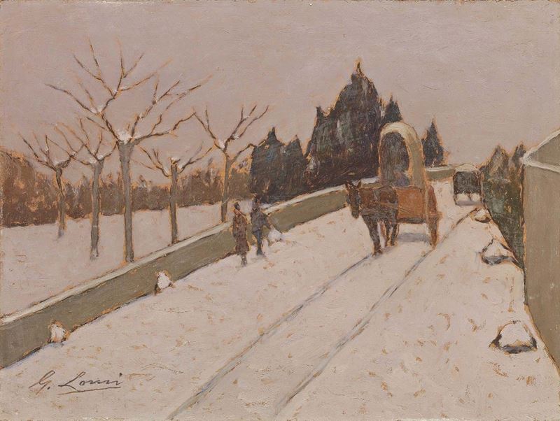 Giovanni Lomi - Strada Sotto la Neve