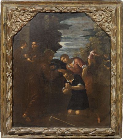 Santo che Risana un Villico