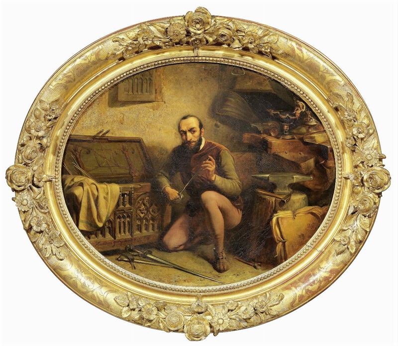 Claude Jacquand Detto Claudius - Benvenuto Cellini nella Sua Bottega