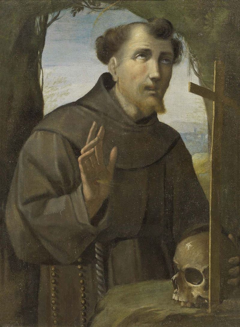Scuola Senese del XVI Secolo - San Francesco