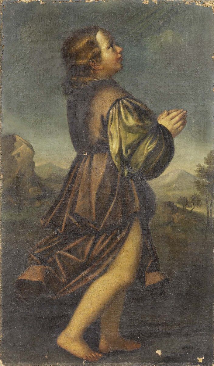 Scuola Emiliana del XVIII Secolo - Fanciullo Orante