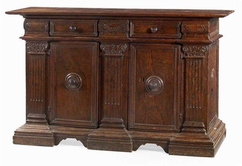 Credenza in Legno di Noce Massello
