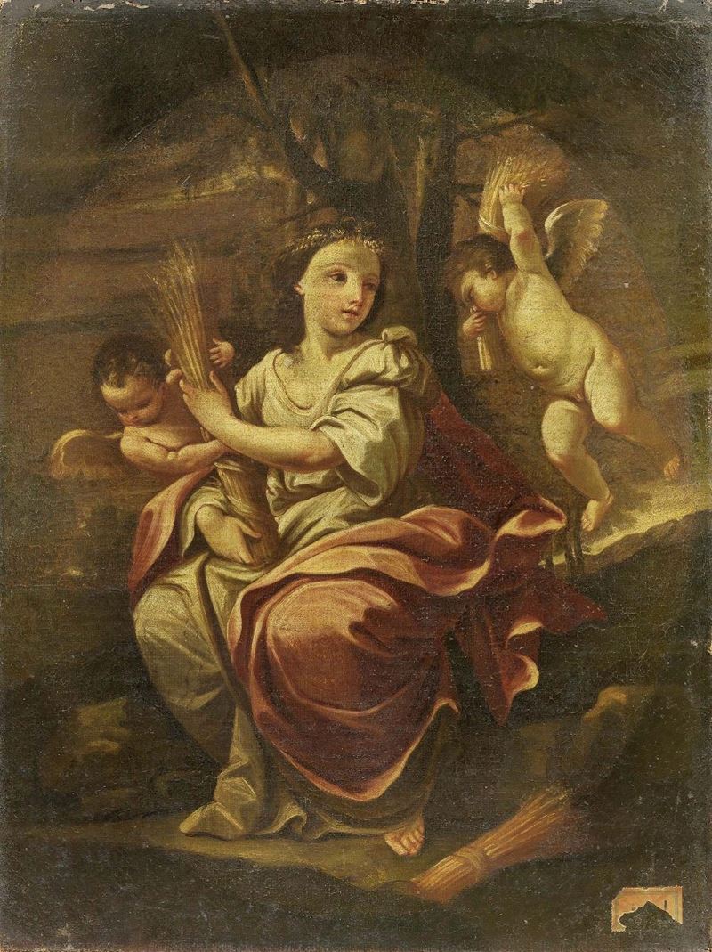 Scuola Bolognese del XVII Secolo - Allegoria Dell'estate