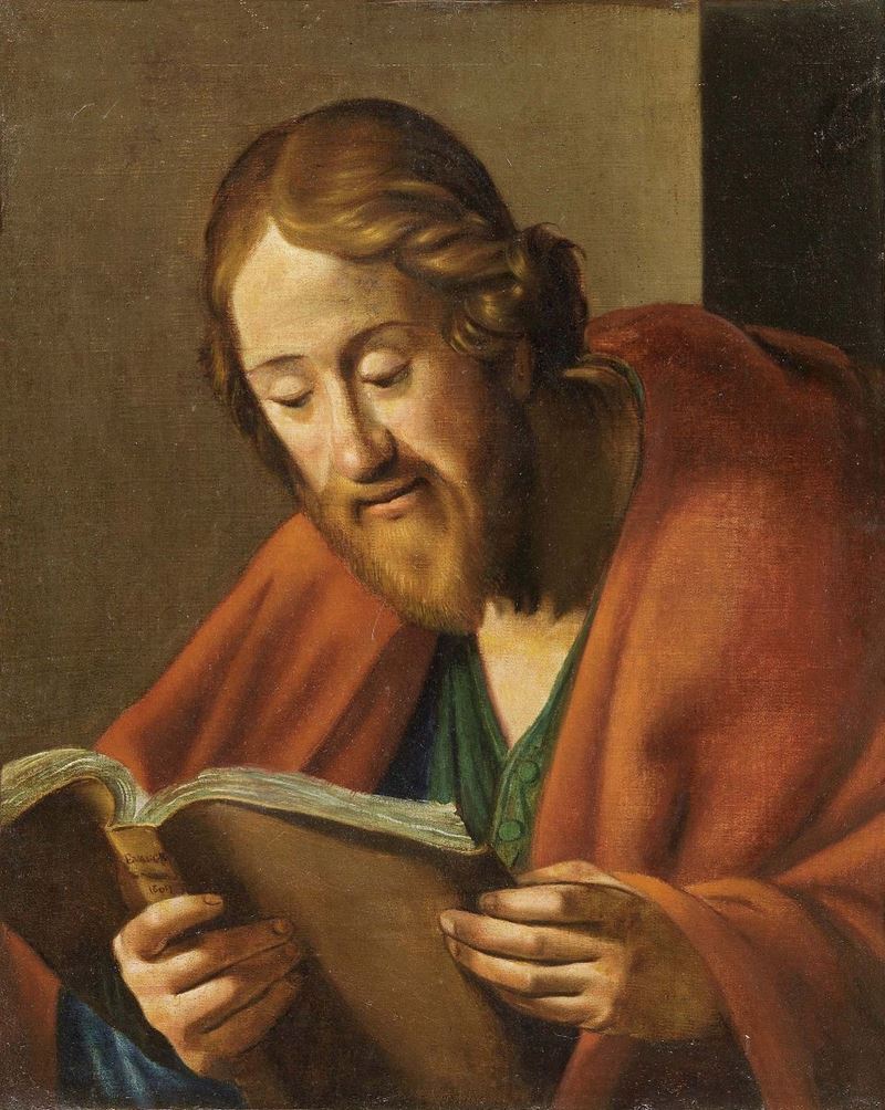Scuola Emiliana del XVII Secolo - Santo Evangelista