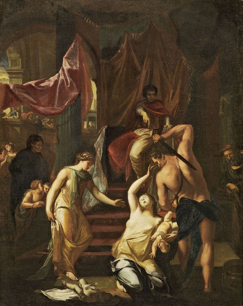 Adrien Van Der Werff (attr. A) - Giudizio di Salomone