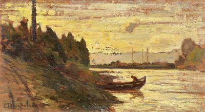 Tramonto Sull'arno