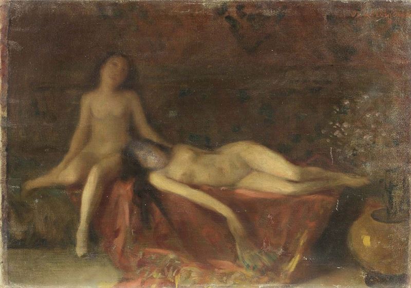 Michele Gordigiani - Il Riposo