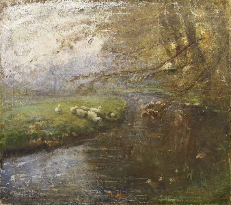 Emilio Borsa - L'abbeverata