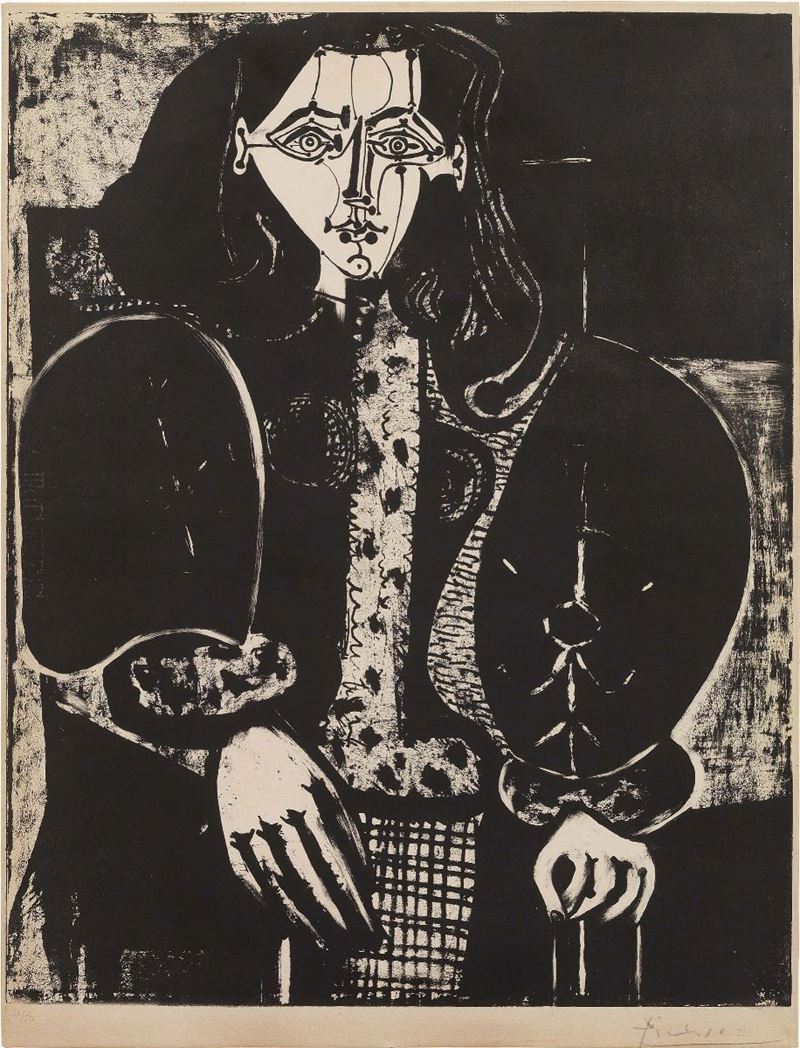 Pablo Picasso - Femme Au Fauteuil N. 1 (le Manteau Polonais)