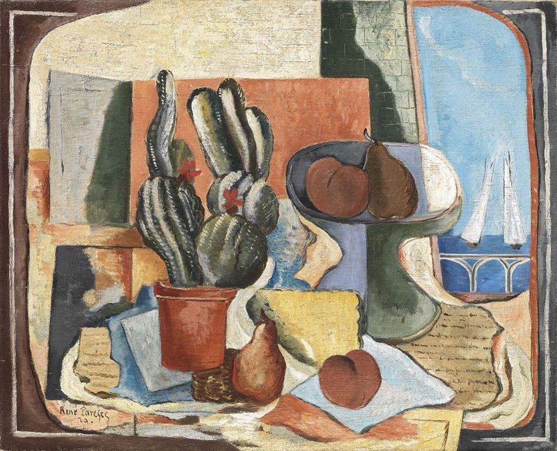 René Paresce - Natura Morta (cactus)