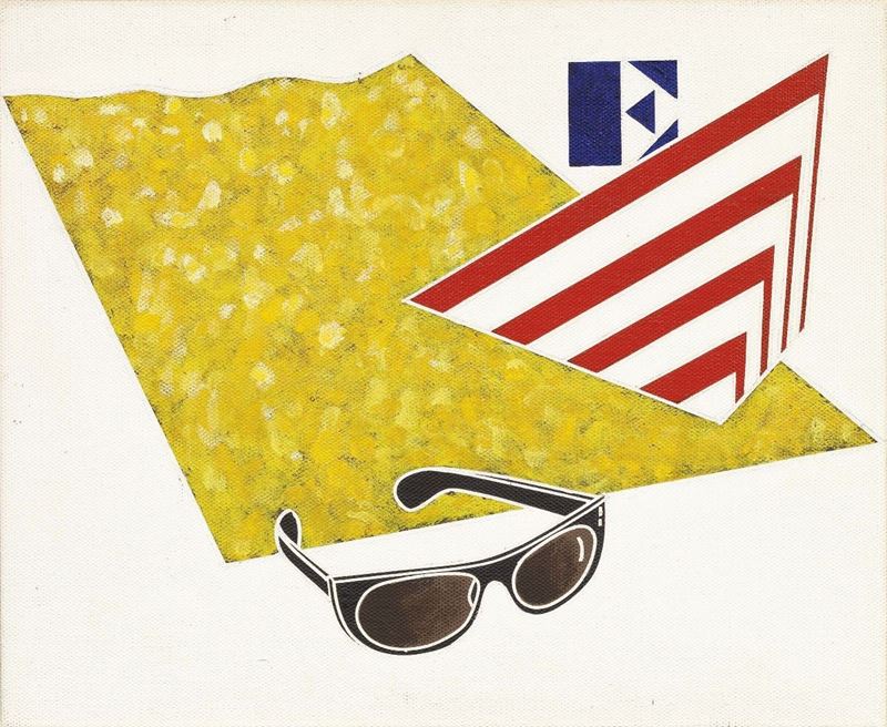 Emilio Tadini - Paesaggio di Malevic