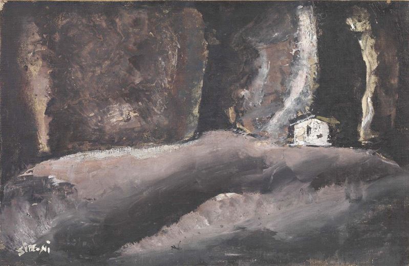 Mario Sironi - Paesaggio con Casa