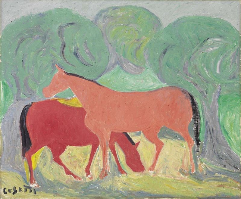 Giuseppe Cesetti - Lecci e Cavalli
