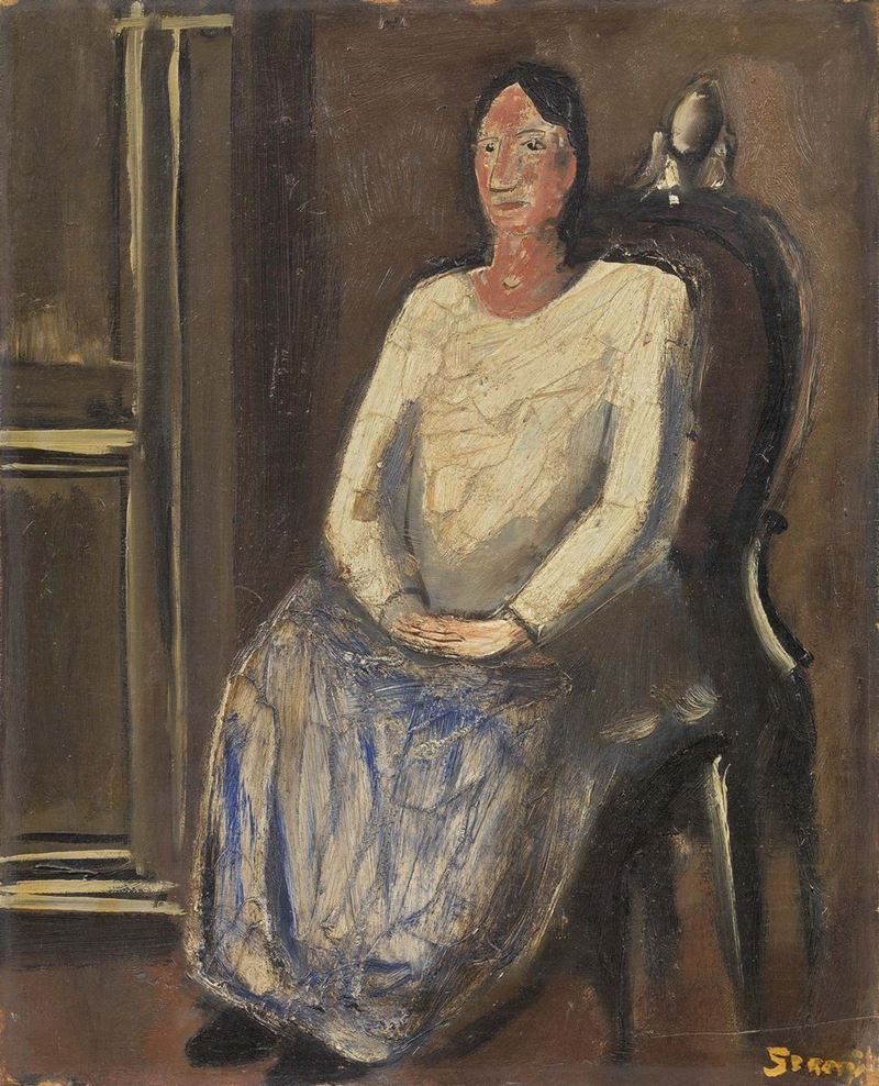 Mario Sironi - Donna Seduta
